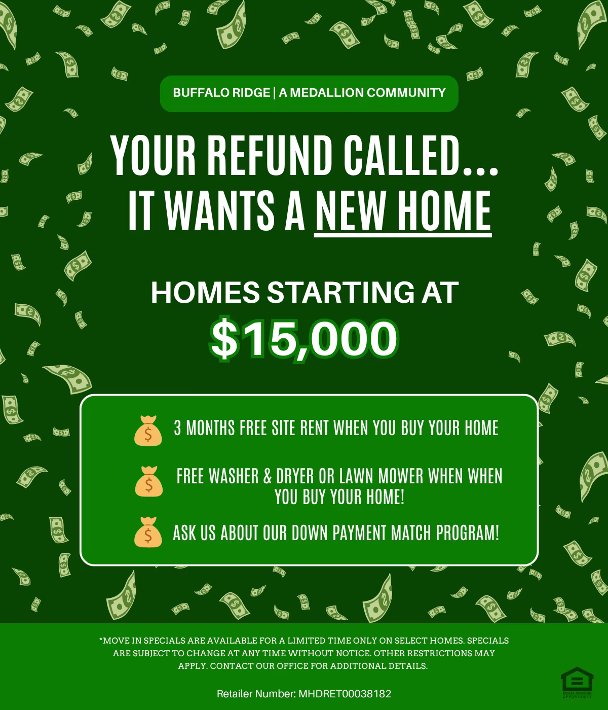 sale, affordable, manufactured homes near me, manufactured, TaxSeasonPopUpBuffaloRidge, Find your perfect home