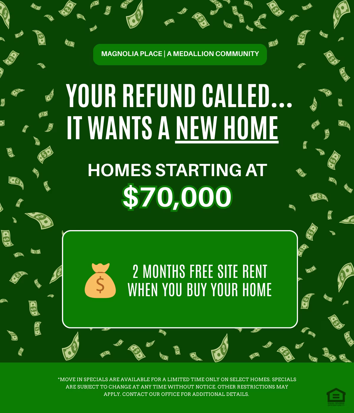 Find your perfect home, communities, TaxSeasonPopUpMagnolia, manufactured, manufactured communities near me, affordable