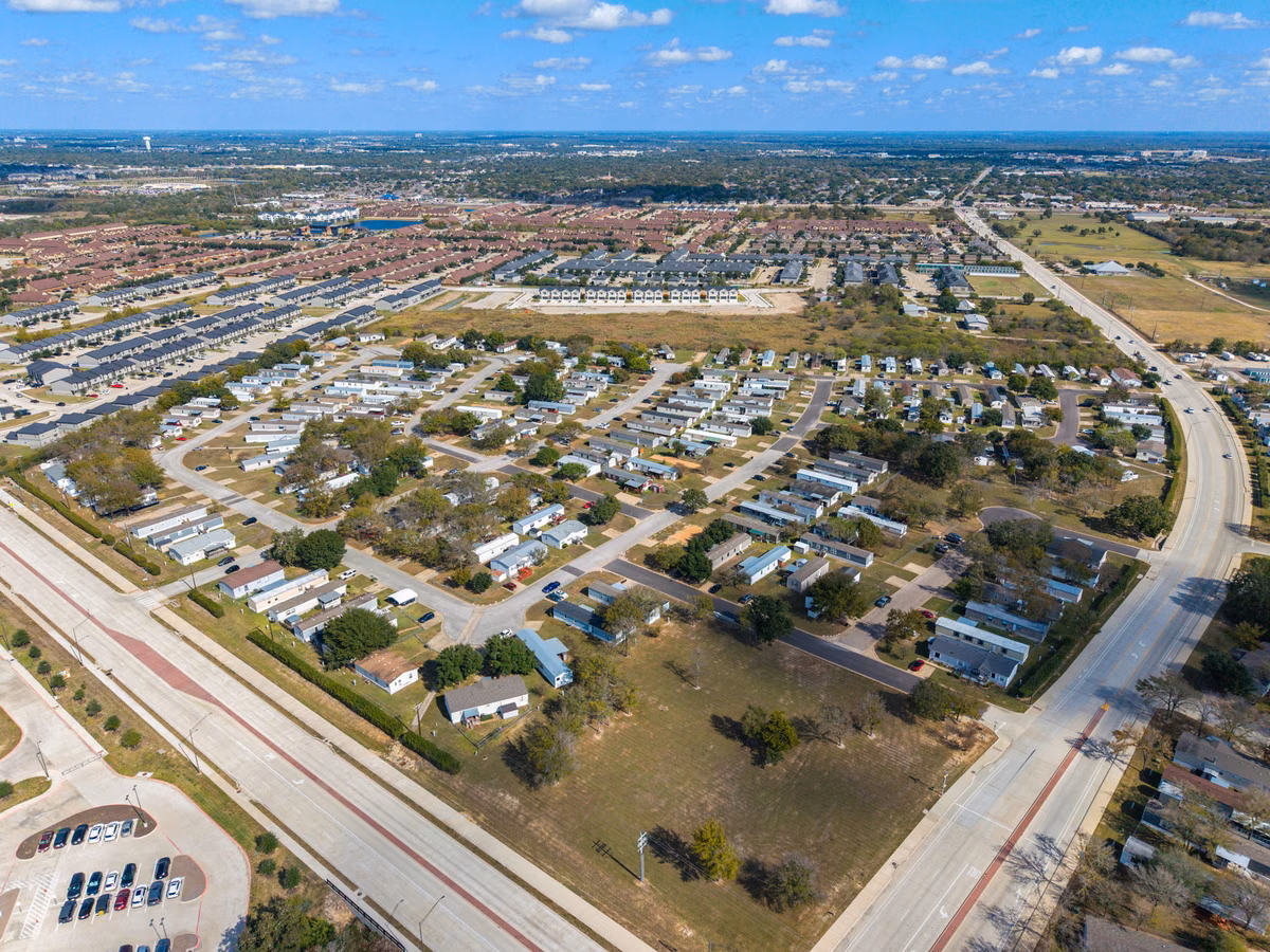 residential, Medallion Communities neighborhood, Texas, streetscape, quiet community street view