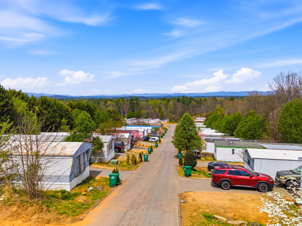 residential, streetscape, community, land lease community homesite, finding a place to call home
