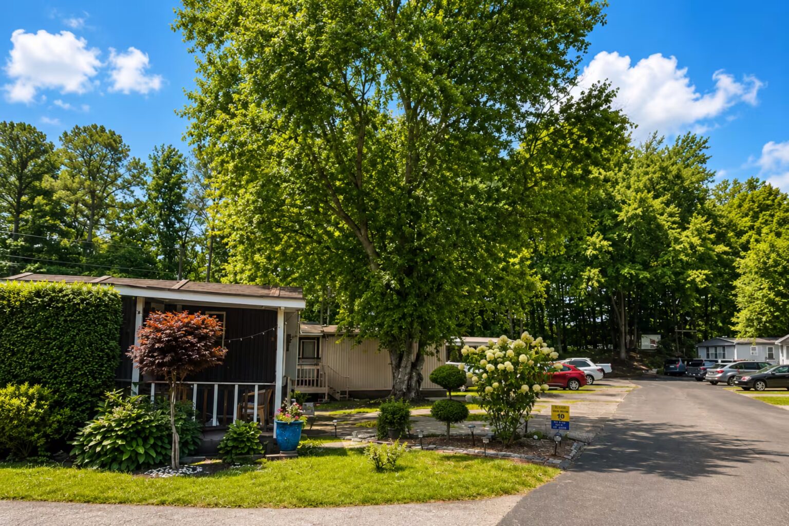 neighborhood playground and pool, Colorado, affordable homes for rent, amenities, streetscape