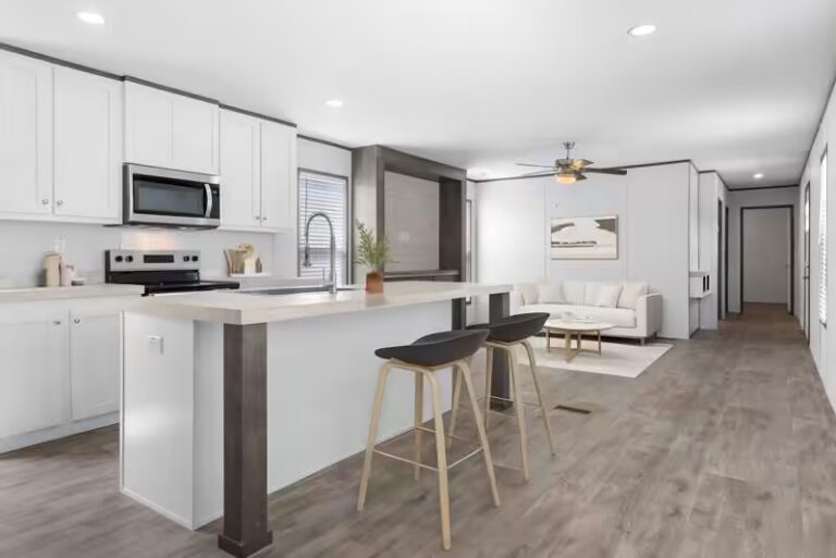modern manufactured housing, quiet community street view, lifestyle, exterior, Utah