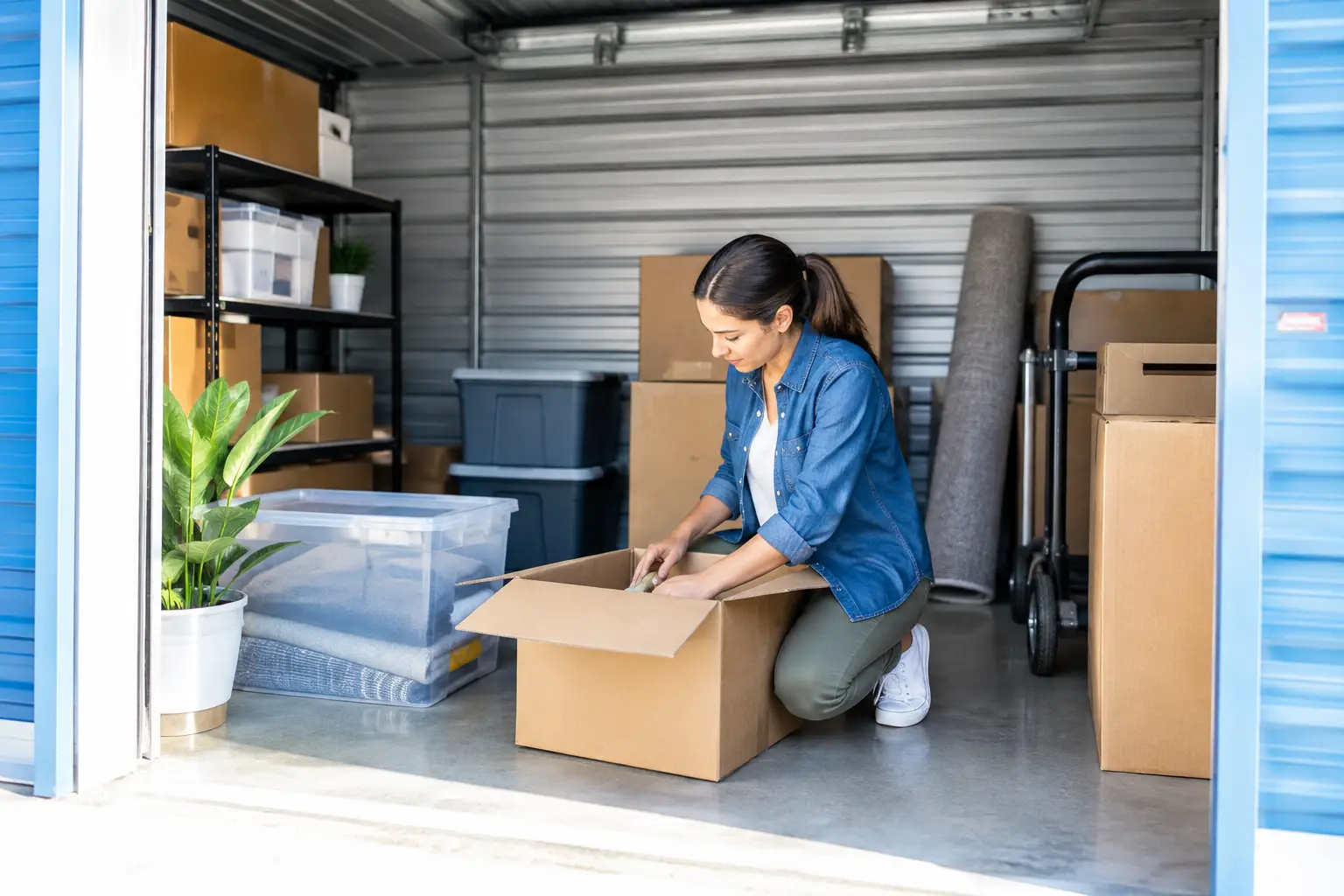 How to Prepare a Storage Unit for Moving Day